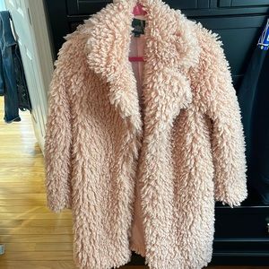 Pink Fluffy Coat